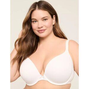 Lane Bryant Cacique Cotton Boost Plunge Bra 46C